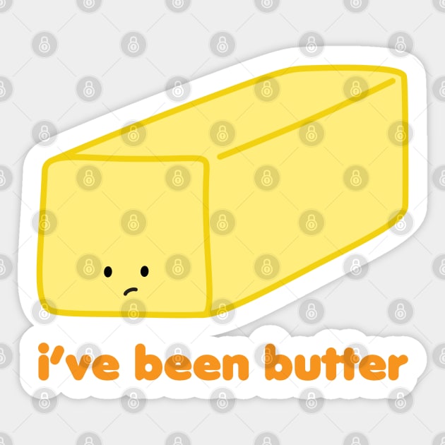 I've Been Butter | by queenie's cards Sticker by queenie's cards